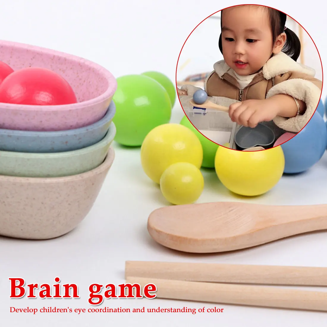 

Candy wood Children Math Toys Kids Early Educational Toys Clip Beads Multi-functional learning Toy For Children
