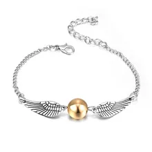 

Harri potter Gold Bracelet Magic Potters Snitch Birthday Christmas Adults Kids Girls Boys