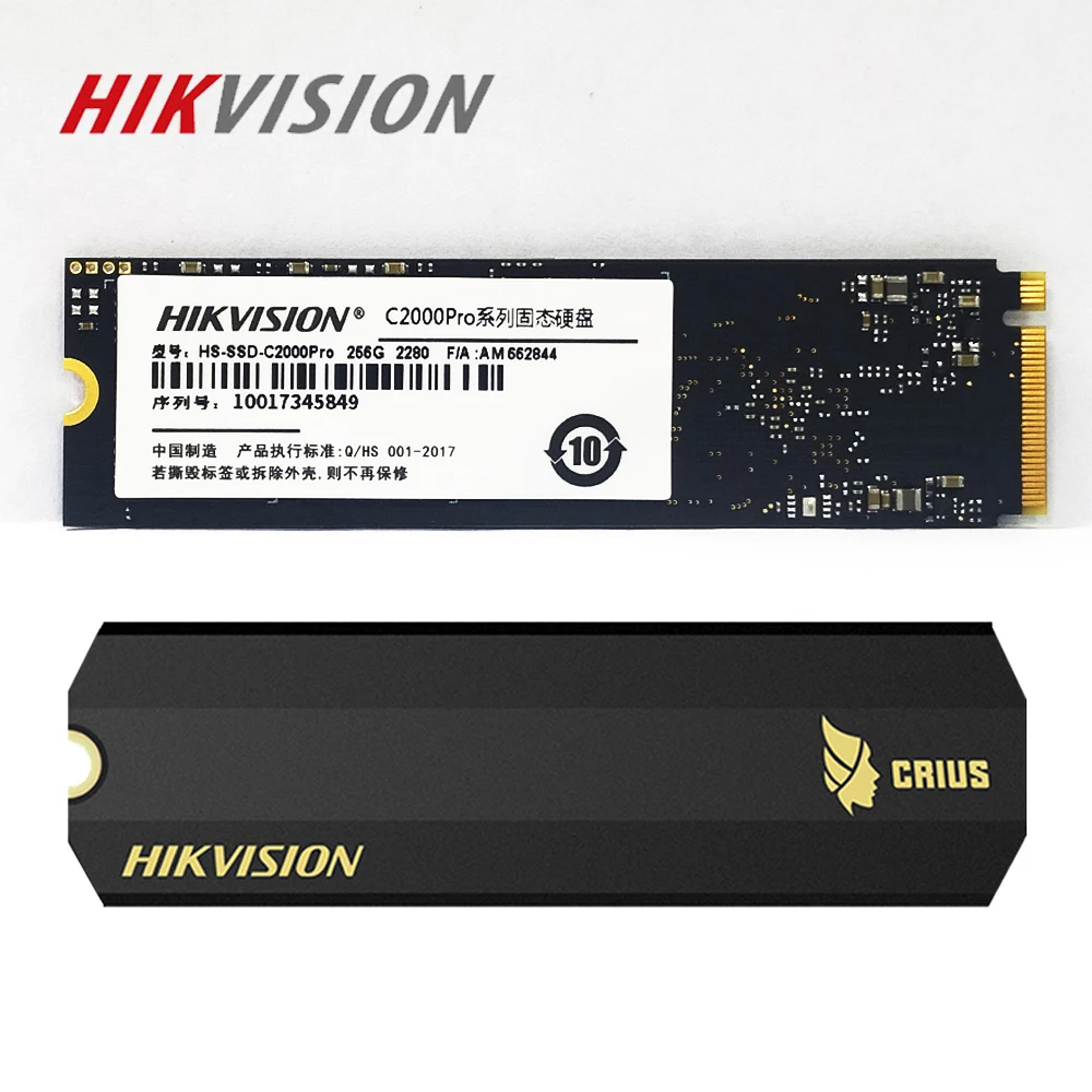 HIKVISION SSD M2 256 Гб PCIe NVME C2000 для настольного ноутбука сервер твердотельный накопитель