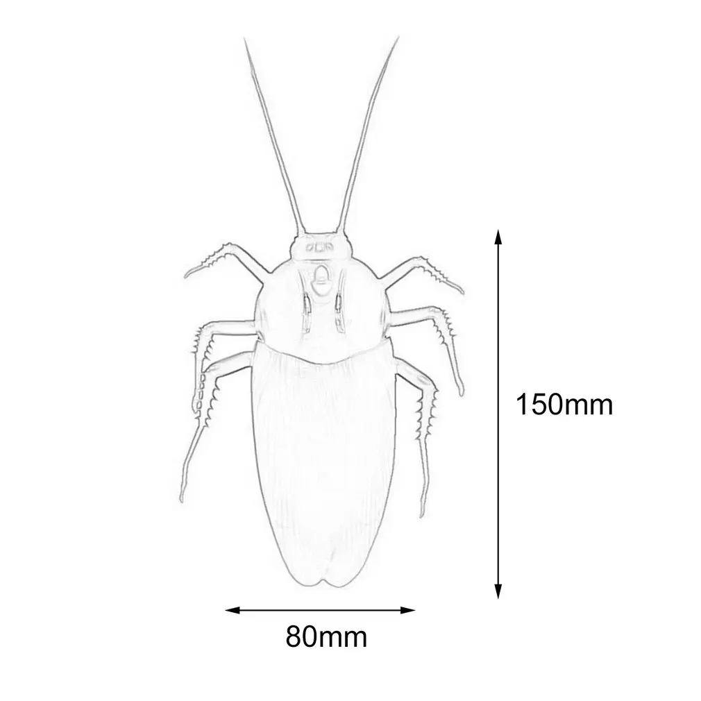 Имитация таракан на радиоуправлении пульт дистанционного управления макет бутафорский таракан RC игрушка шалость насекомые шутка страшилка жуки Halloweenn Игрушка антистресс