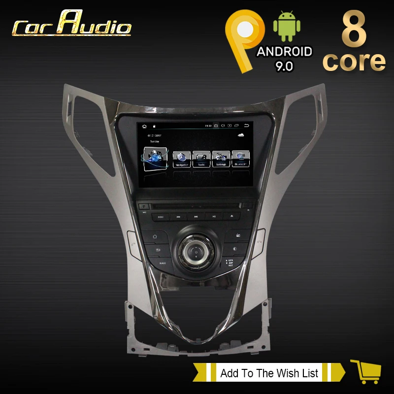 Автомобильный мультимедийный плеер на Android 10 для Hyundai Azera/HG 2011-с автомобильной