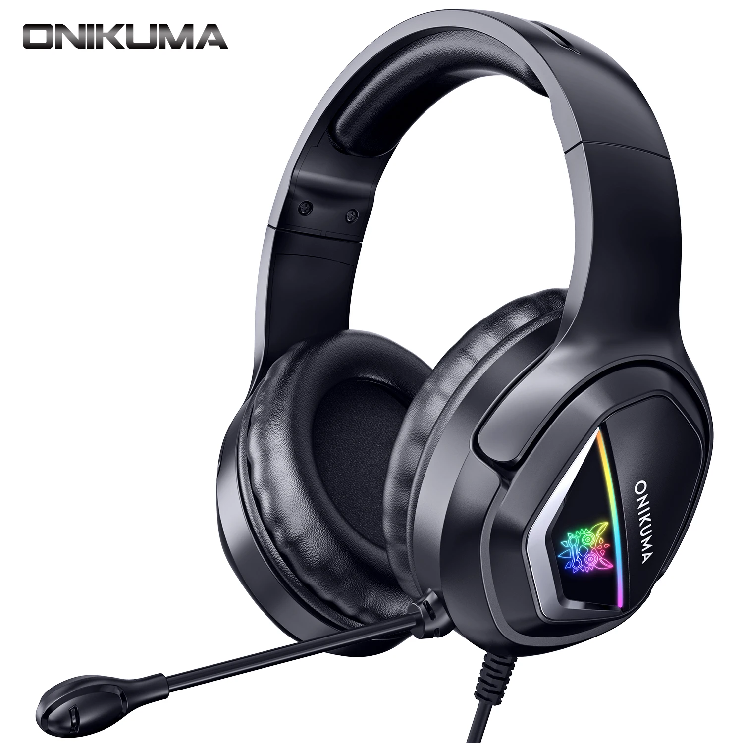 Game Headsets Gaming Earphone Bass Surround Stereo Over-Head Headphones Casque With Microphone 3.5mm For PS4 Xbox PC Laptop | Электроника