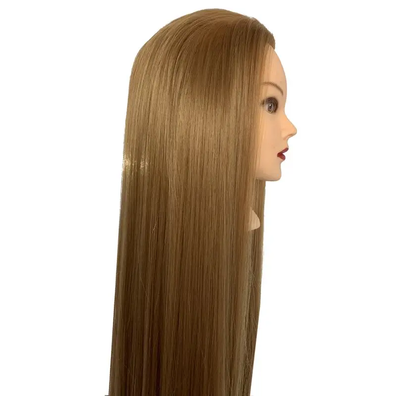 75 センチメートルストレートヘア理髪合成トレーニングマネキン