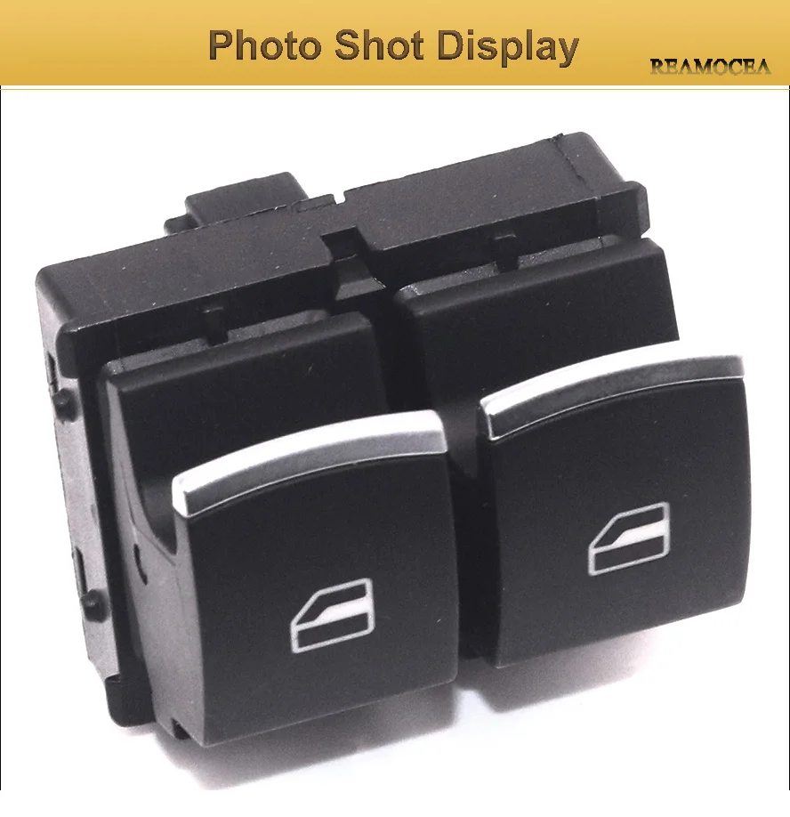 Reamocea 5K3959857 New Front Driver Side Electric Power Window Switch Fit for VW Volkswagen Golf GTI Rabbit Eos Passat B6 2013 (2)