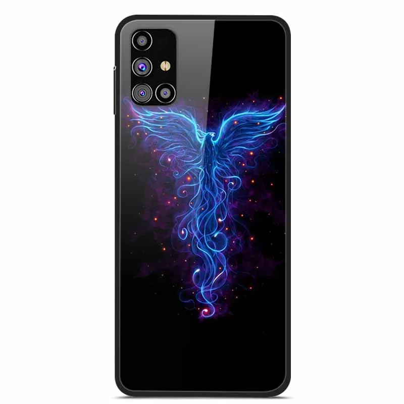 Luxury Tempered Glass Hard Back Cover for Samsung Galaxy - Premium Phone Case Shell