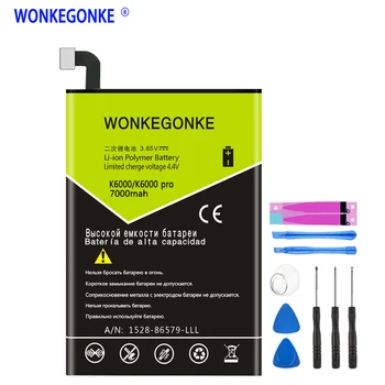 

WONKEGONKE for Oukitel K6000 K6000 pro for Ulefone Power for DOOGEE T6/ T6 Pro for Homtom HT6 mobile phone battery