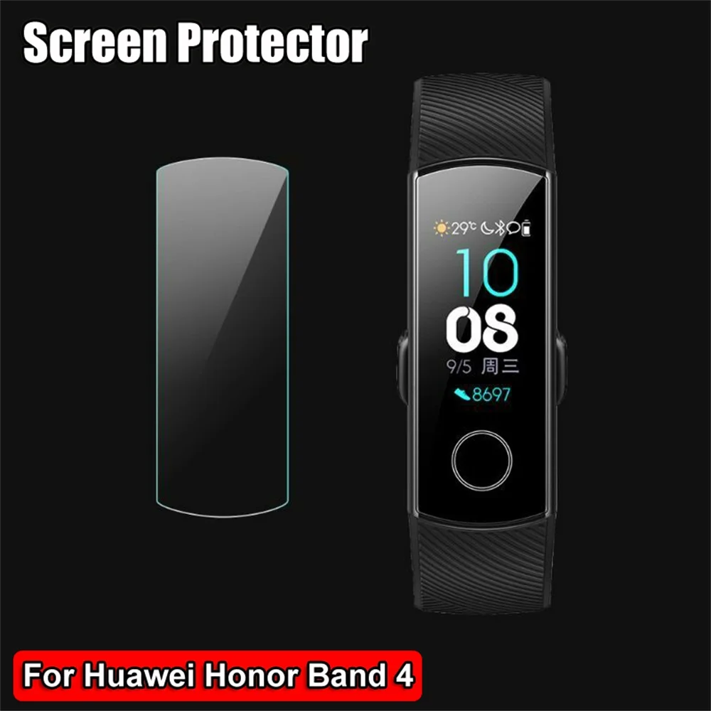 

1pc Fashion Clear Soft Hydrogel Protective Film Full Cover Screen Protector For Huawei Honor Band 4 Ultra Thin 2.5D Curved Durab
