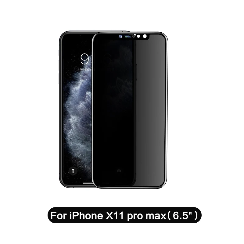 SmartDevil Антибликовая Защитная пленка для экрана iphone 11pro макс. закаленное стекло для iphone Xr Xs max пленка для уединенности защитная - Цвет: For iPhone 11pro max