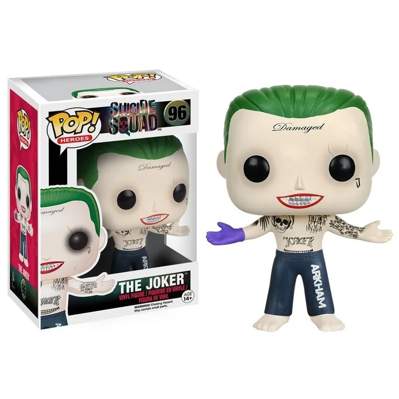 FUNKO POP Movies Стивен Кинг это Джокер игрушки клоуны для детей Рождество V для вендетты детский подарок на день рождения - Цвет: with box96