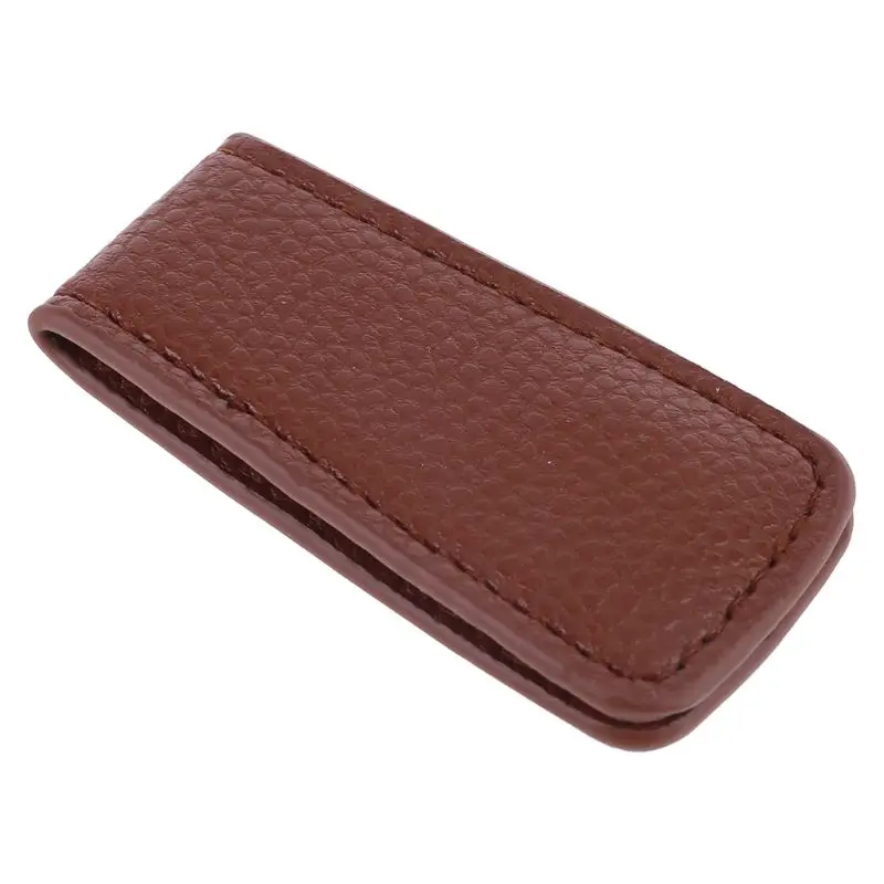 Men's Leather Magnetic Slim Money Clip Wallet Credit Card ID Holder Pocket