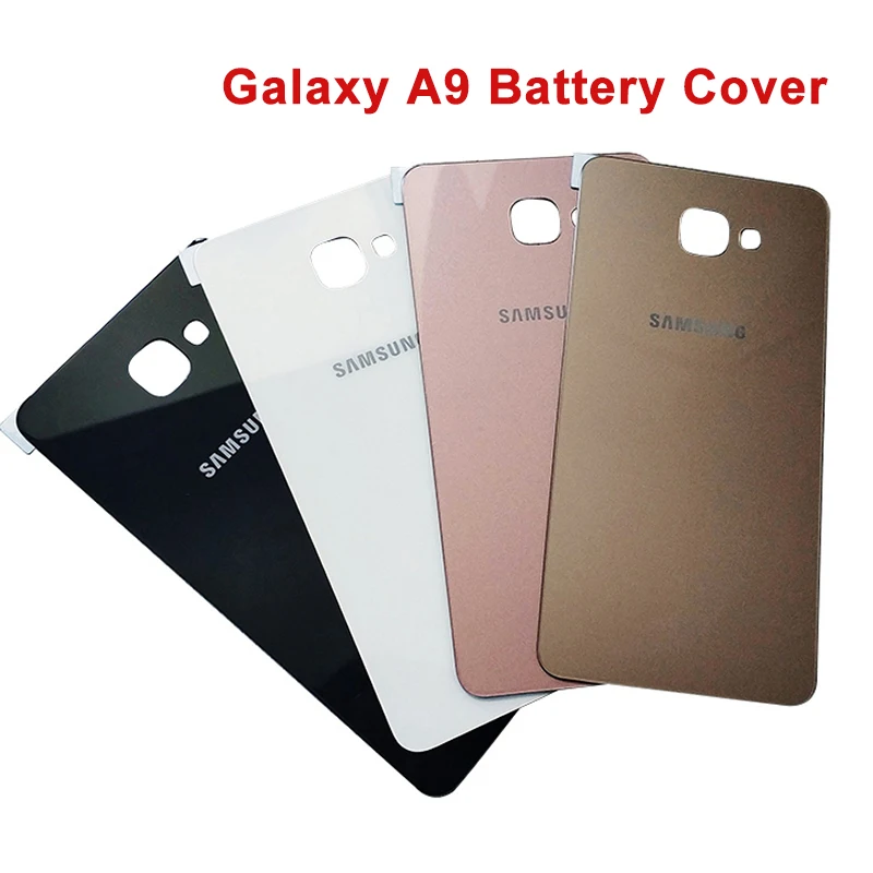 Чехол для samsung Galaxy A9 A910 A910F, задняя крышка для батареи, чехол, стеклянная задняя крышка, запасная крышка для samsung A9 A 9