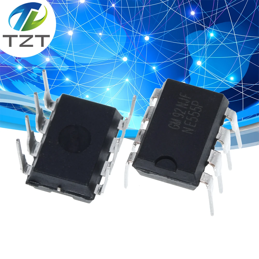 20 шт./лот новые NE555 NE555P NE555N точные таймеры IC DIP-8 | Электронные компоненты и
