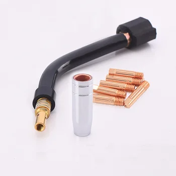 

Mig contact Tips holder Gas Nozzles diffuser for 15AK Welding Torch kits Swan neck torch consumables 0.8mm 1.0mm