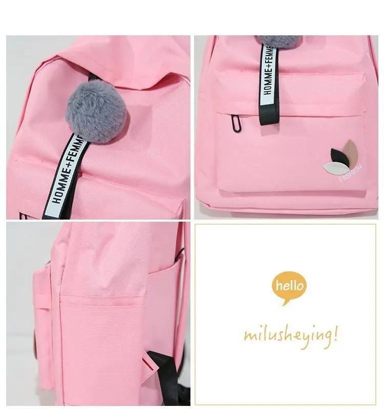 INS School Bag Women's Korean-style High School College Student Popular Brand Campus Simple MORI Series Vintage Sense GIRL'S Bac