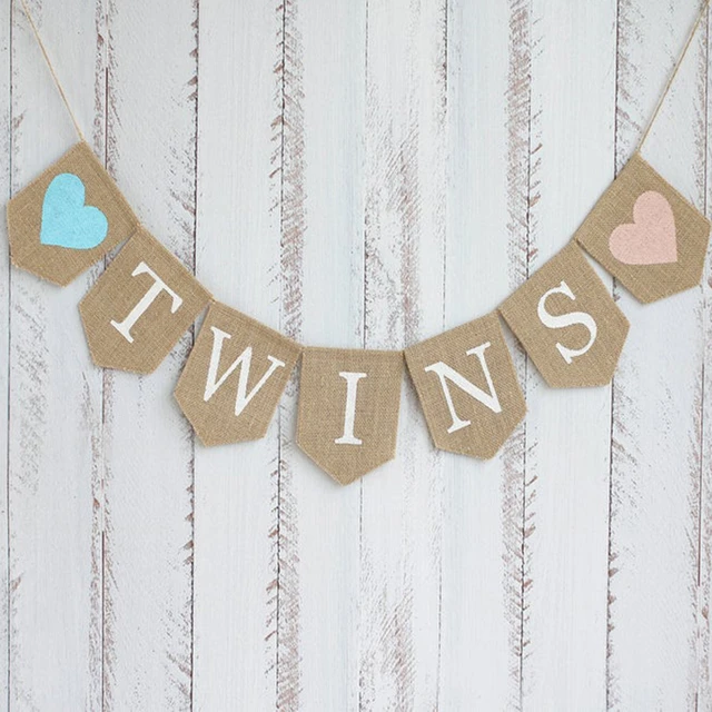 Oh Babies Twins Baby Shower Decorations Set Glitter It's Twins Banner Pink  Blue Balloons for Boy Girl Baby Shower Party Supplies - AliExpress