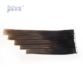 

high quality full cuticled human hair remy straight human hair 14-24 inch 100g/40pcs tape in hair extensions
