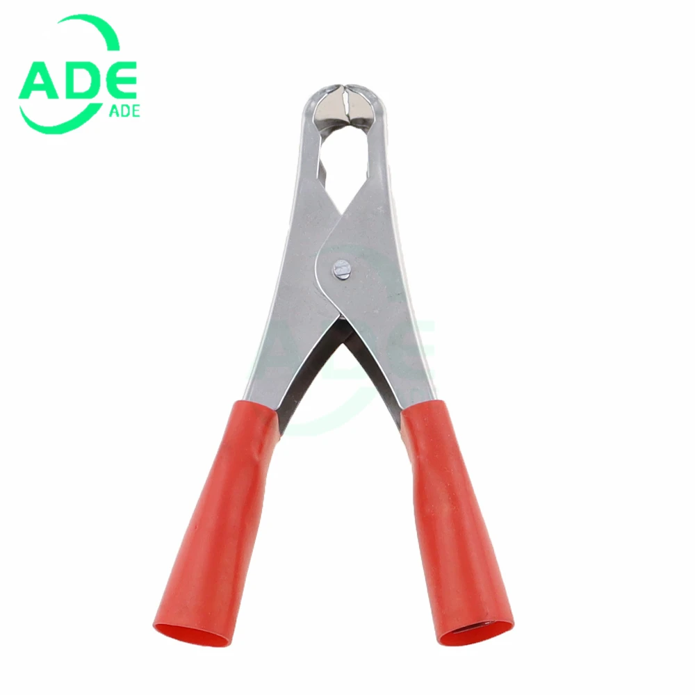Red & Black Car Battery Test Lead Clip Crocodile Alligator Clamps 50A 100mm