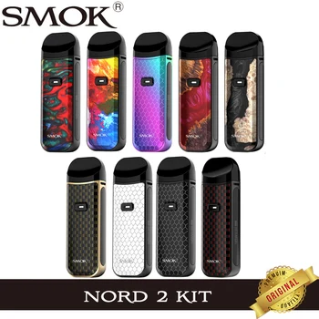 

SMOK Nord 2 Vape Pod Kit 40W Nord2 1500mah Battery 4.5ML Cartridge Pod RPM Mesh Nord DC Coil Electronic Cigarette Vaporizer