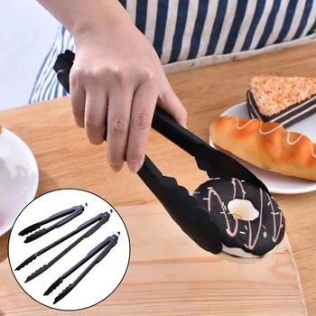 

9/12/14inch Silicone BBQ Grilling Tong Salad Bread Serving Tong Non-Stick Kitchen Barbecue Grilling Cooking Tong With Joint Lock