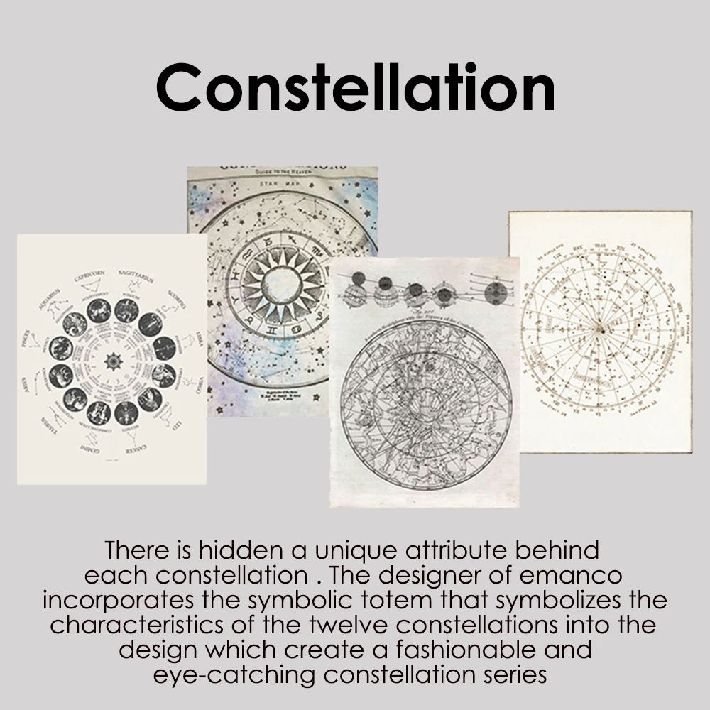 eManco gold stainless steel zodiac necklace for women 12 zodiac signs chokers necklace women jewelry - Image 5