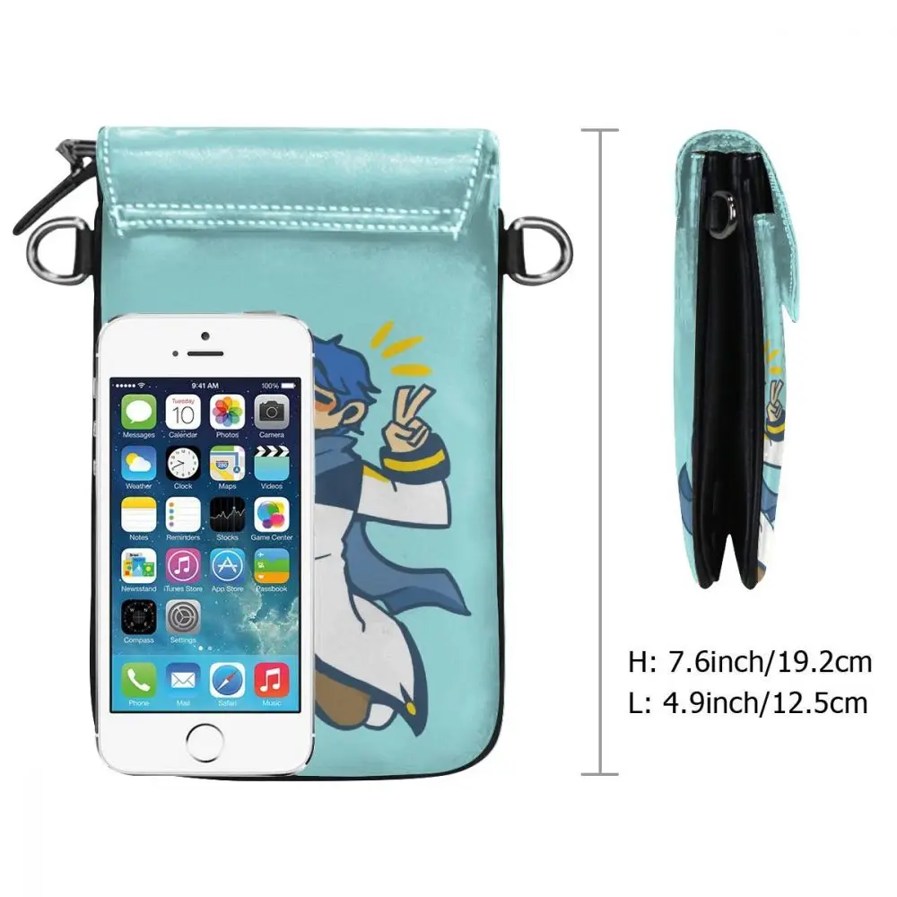 Vocaloid Shoulder Bag Kaito Leather Bag Womens Pattern Women Bags Small Multifunction Teenage Trending High quality Street Purse