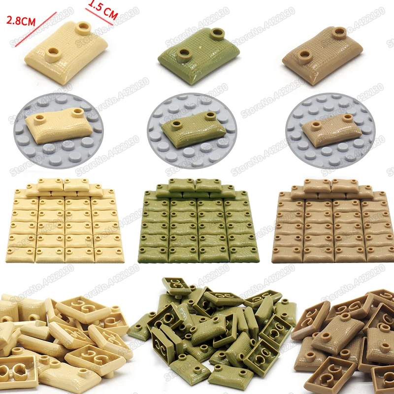 

Специальные полицейские строительные блоки Sandbag модель DIY город точка препятствий военный ww2 войны сцены фигурки оружие Moc рождественские игрушки