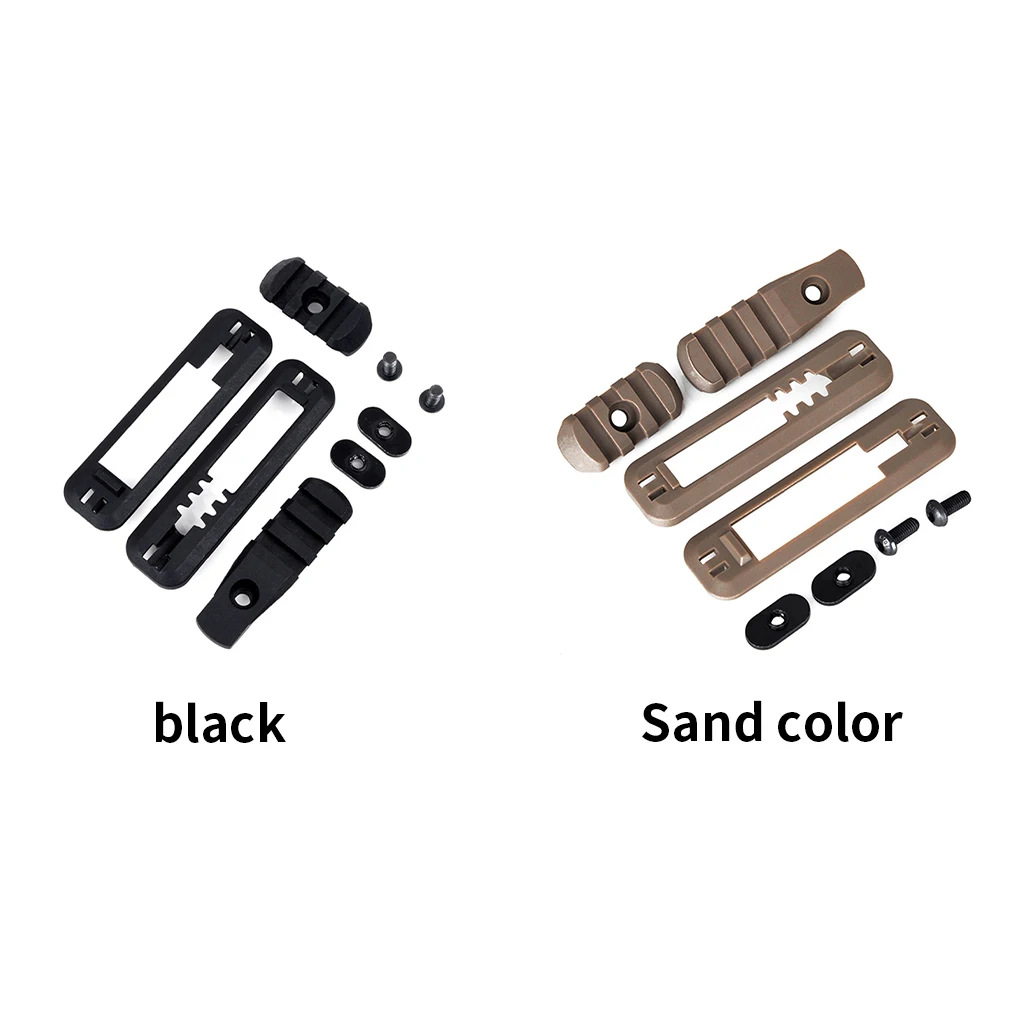 8PCS/Set Tactical MOE Handguard Scout Light Kit Rail Mount 20mm Picatinny Airsoft Rifle PEQ Light Mount Hunting Accessories
