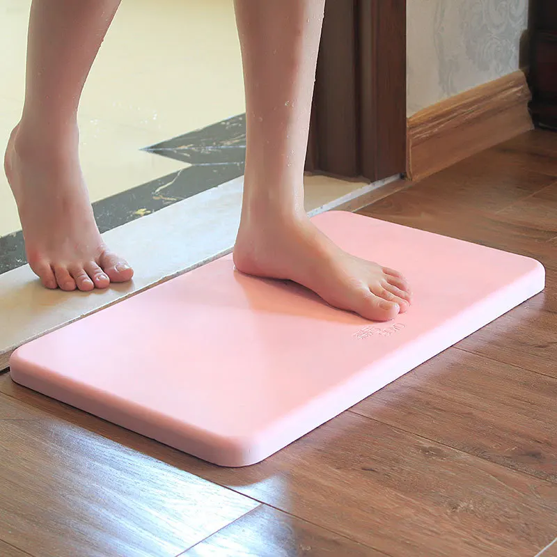 

Sensation Diatomite Foot Mat Diatom Mud Water-Absorbing Mat Bathroom Absorbent Quick Drying Diatomite Manufacturers Direct Selli