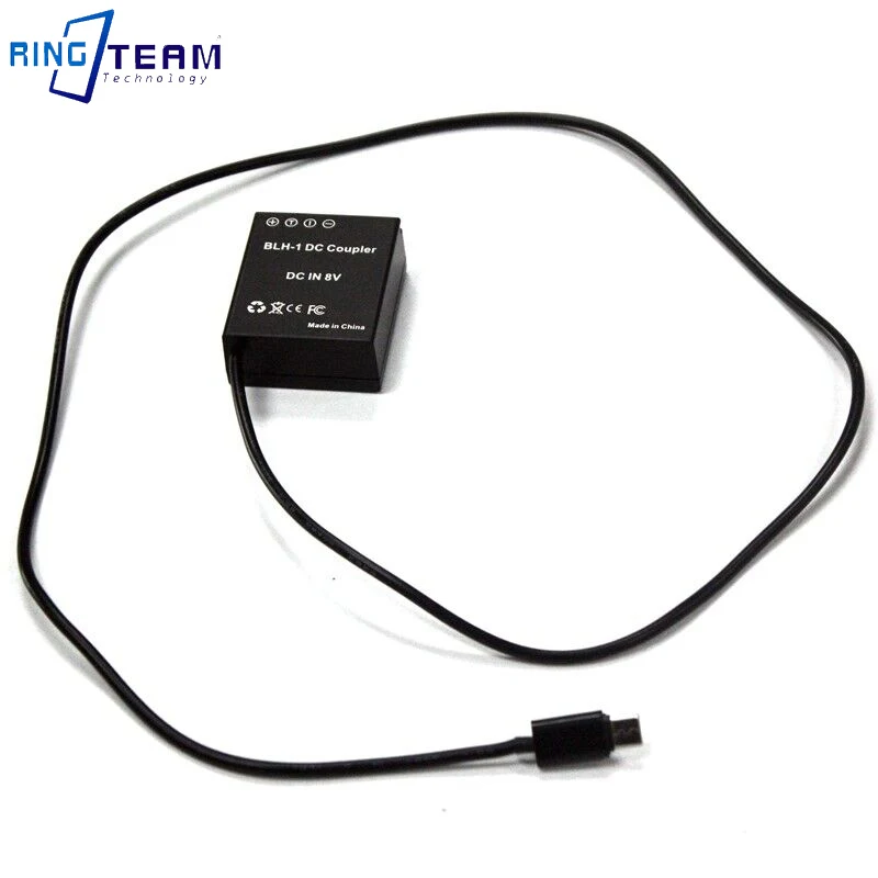 PD USB-C Power Adapter to PS-BLH-1 Dummy Battery BLH1 DC Coupler for Olympus Cameras EM1 MARK II EM1-2 EM1 Mark 2