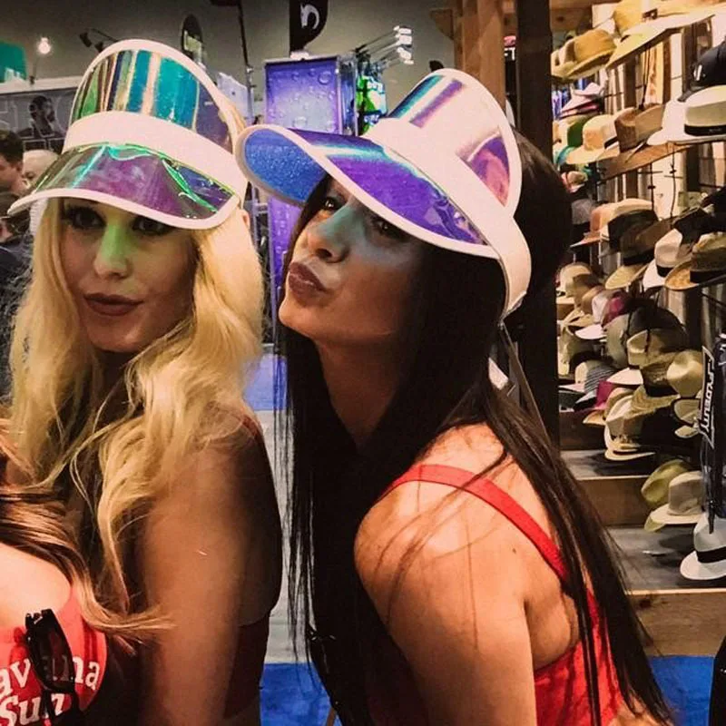 Summer Beach PVC Sun Visor Hat 