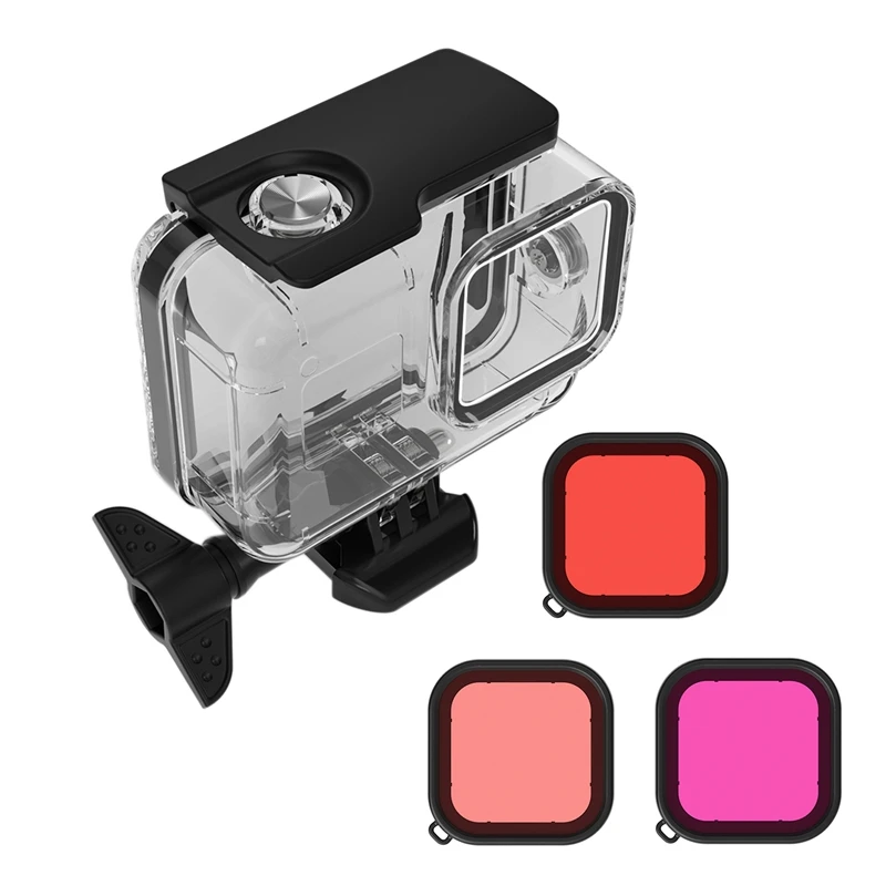 

for GoPro Hero 8 Sports Camera Diving Protection Case Filters for Gopro8 Black Diving Camera Camcorder Protective