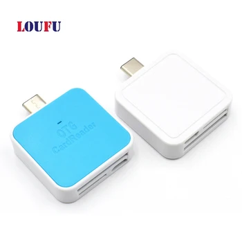 

OTG TYPE-C Mobile Memory Card Reader LeTV Phone Card Reader 2-in-1 TF / SD