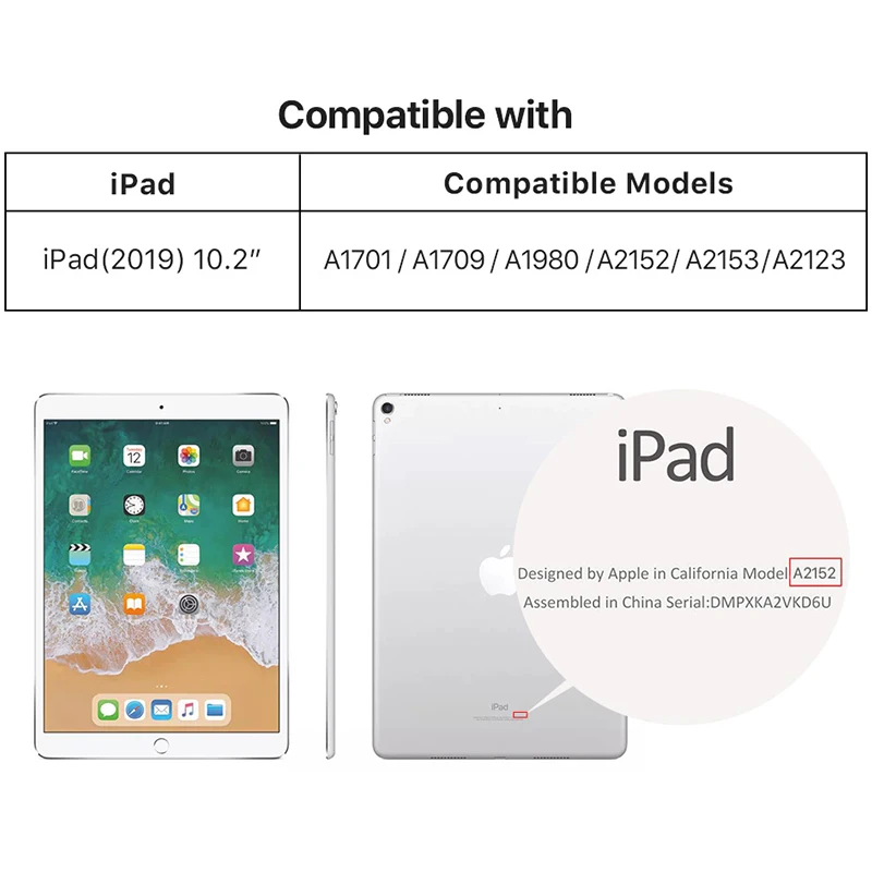 Сумка футляр из нубука премиум класса для нового iPad Pro 10 2 дюйма 2020 Retina folio чехол с