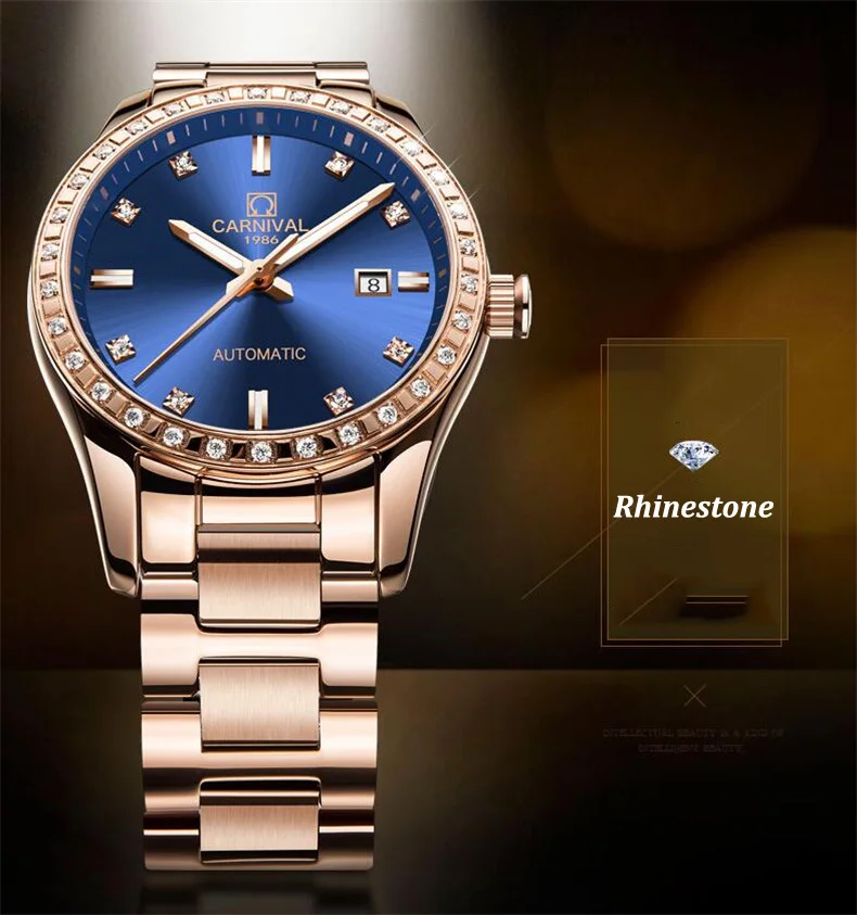 Sapphire Crystal Women Watches Fashion Ladies Watch For Women Bracelet Relogio Automatic Mechanical Clock Luxury reloj mujer