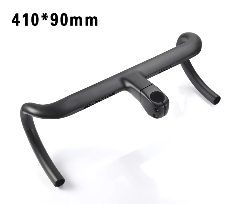 Rolling Stone Once carbon Road aero integrated stem handle bar Drop 90 мм 100 110 width39 41 42 43 см SGS|Велосипедный руль| |