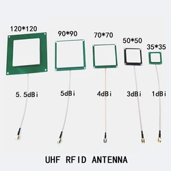 FONKAN – connecteur sur mesure et longueur de câble UHF RFID 860 960Mhz, antenne céramique 2dBi pour Module de lecteur 