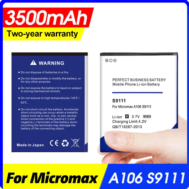 Аккумулятор для Micromax s9111 A114 A92 A106 A115 A116 A117 A210 Q340 Q338 s9101 1 шт. | Мобильные телефоны и