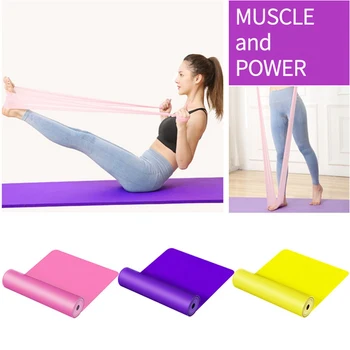 

Yoga Pull Strap Belt Polyester Latex Elastic Latin Dance Stretching Band Rope Yoga GYM Fitness Exercise Resistance Bands