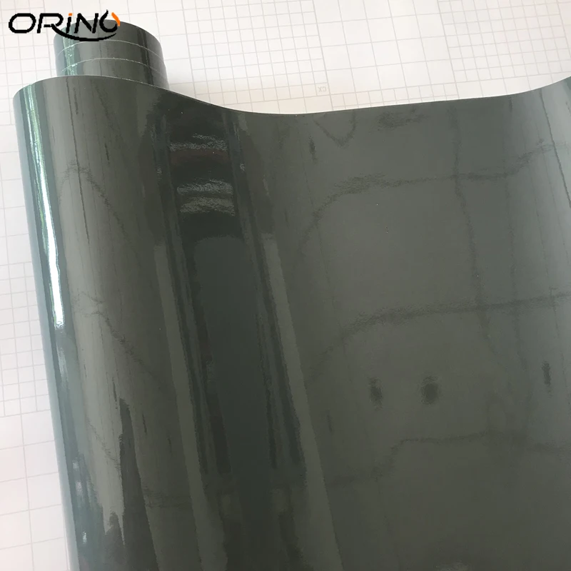 Glossy Cement Grey Vinyl Film Wrap-3