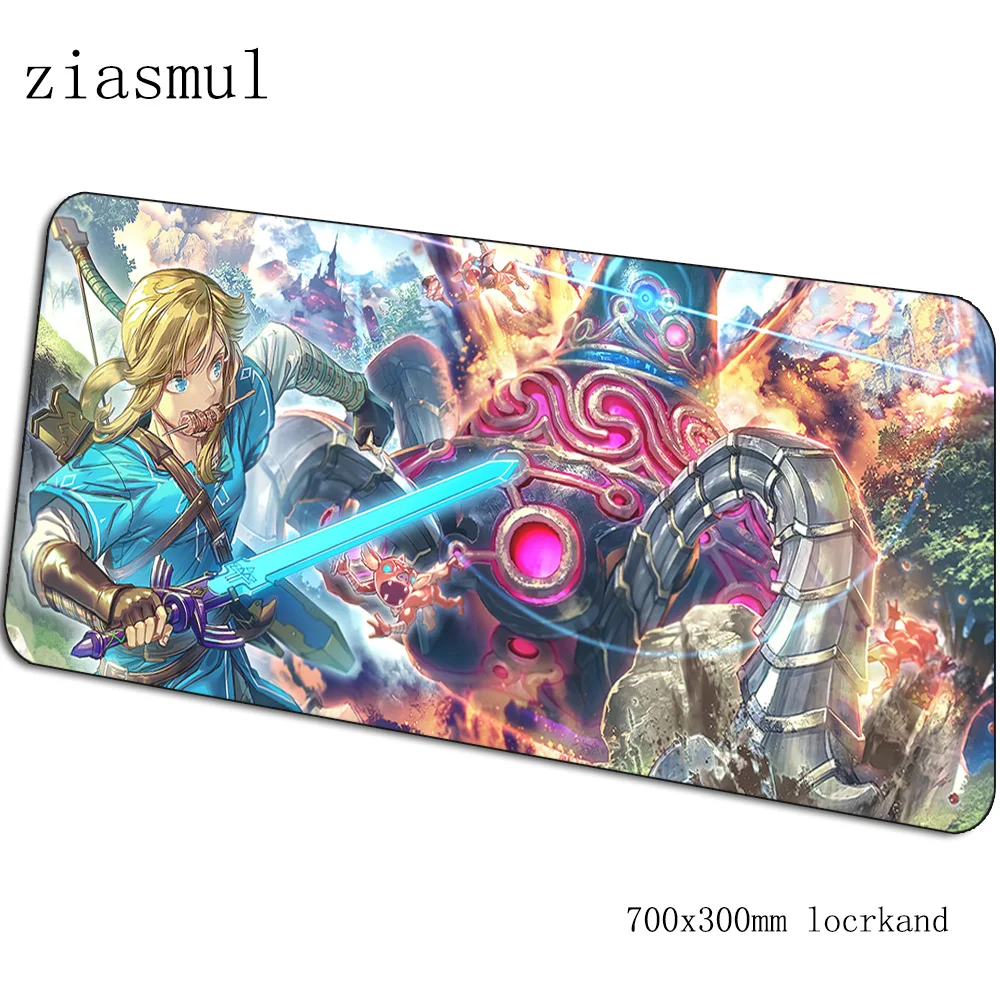 Zelda Коврик для мыши Натуральный каучук компьютерный коврик 700x300x3 мм игровой коврик для мыши с изображением большой Милая гелевая padmouse Клавиатура Игры pc gamer стол - Цвет: pattern 11