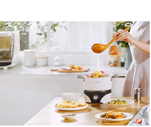 Электрический горячий горшок не-smok stick жаркое shabu-электрический барбекю гриль Крытый Открытый вечерние 5 передач контроль температуры
