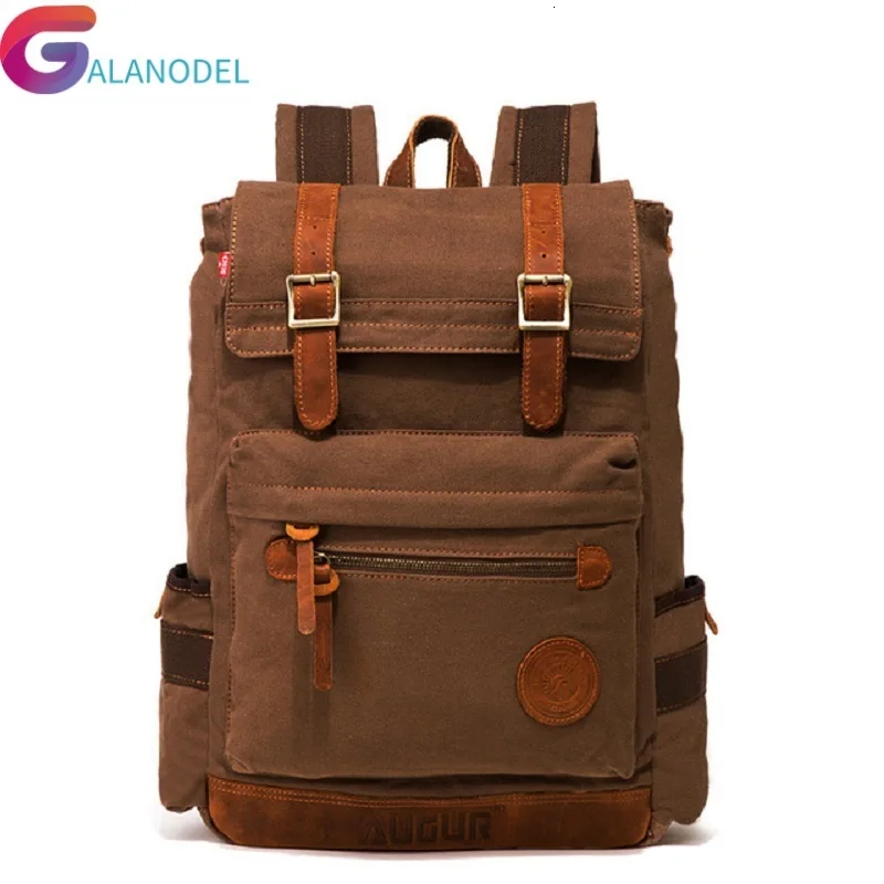 

Large New M283 Capacity Pure Cotton Canvas Backpack Multi-functional Shoulder Canvas Men's School Bag Women Laptop Travel Bag