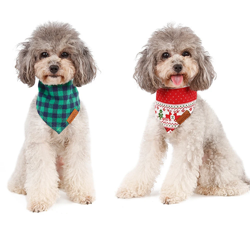 Title 7, Washable Cotton Plaid Printing Kerchief Bow Tie...