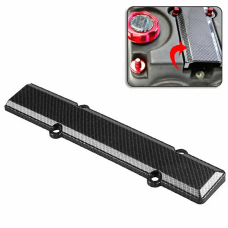 Крышка клапана из углеродного волокна для Honda VTEC B18 B16 серии B 36,4 см X 6,4 см X 1,0 см