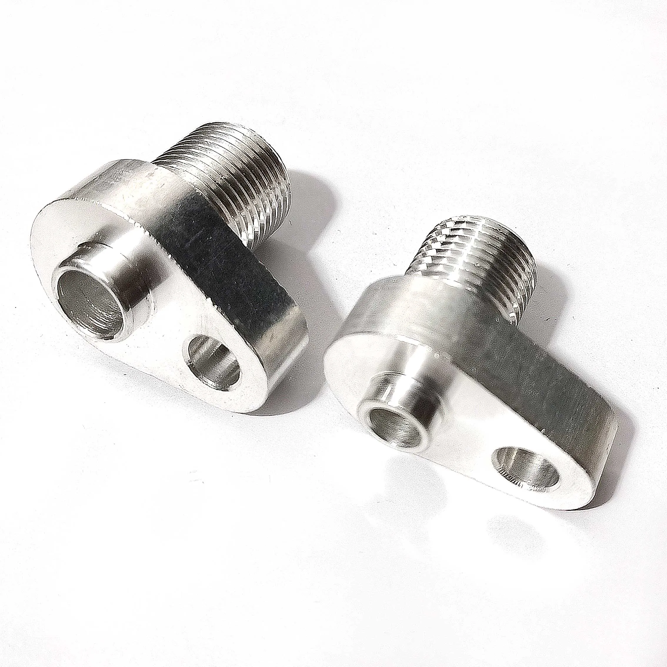 Automotive Air Conditioning Compressor Pipe Fittings AC Hose Aluminum Joints For 706 Cooling Pump 1/2 5/8 Connector