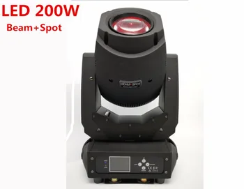 

LED Beam+spot 3in1 200W LED Moving Head Lights LCD Display With 6 Rotating Gobos and 8 Static Gobos zoom light