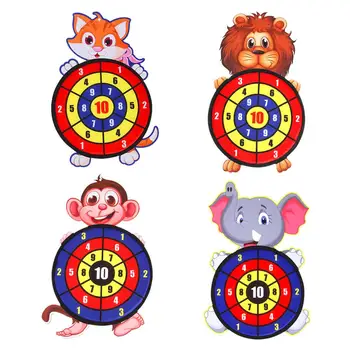 

Sticky Darts Board Set Sports Toys Fabric Double-Sided Ball Dart Board Set Kid Ball Target Game For Children Security Toy 4