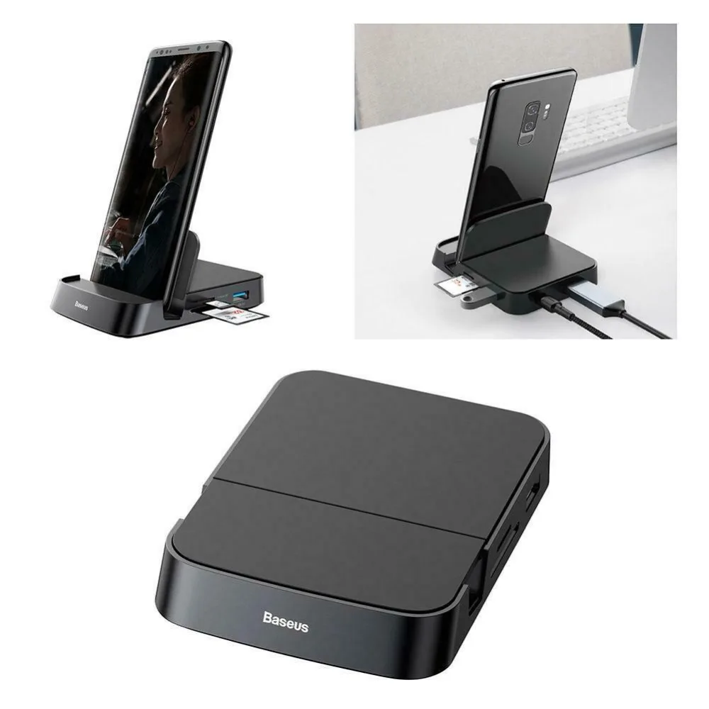 Концентратор USB Type C док-станция для samsung S10 S9 Dex Pad станция USB-C к HDMI док-станция адаптер питания для huawei P30 P20 Pro