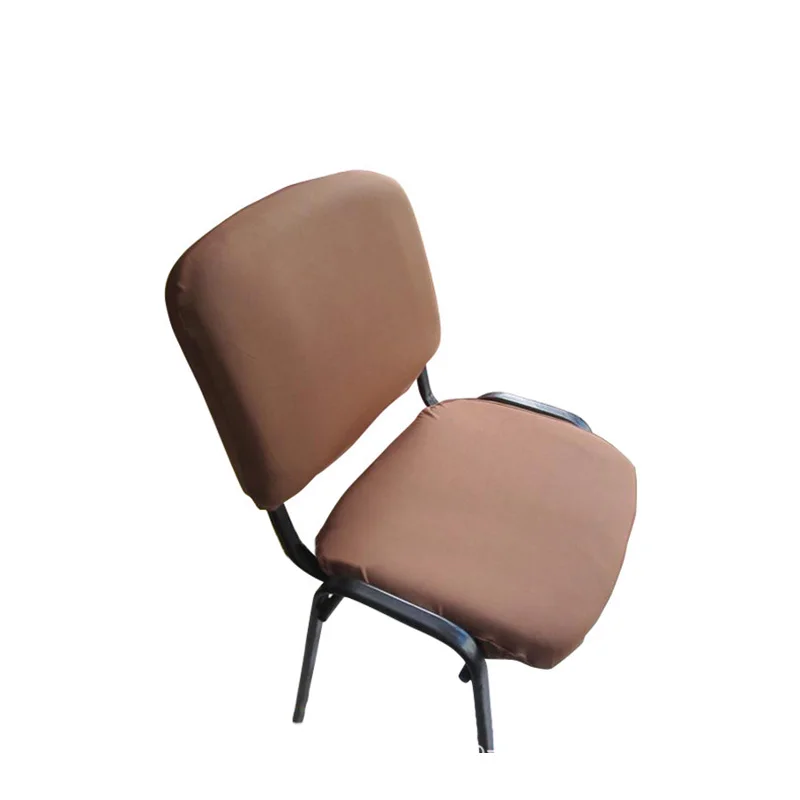 Эластичный чехол для кресла, чехол для компьютерного кресла, эластичный чехол для кресла спандекс, чехол для офисного стула, чехол для обеденного сиденья, протектор - Цвет: Coffee