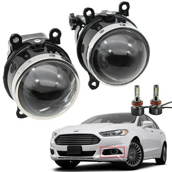 

1pair ForMondeo Fusion 2013 2014 2015 2016 For Grand C-Max MPV 2010-2015 Fog Lights Bixenon LED H11 D2H Projector Lens